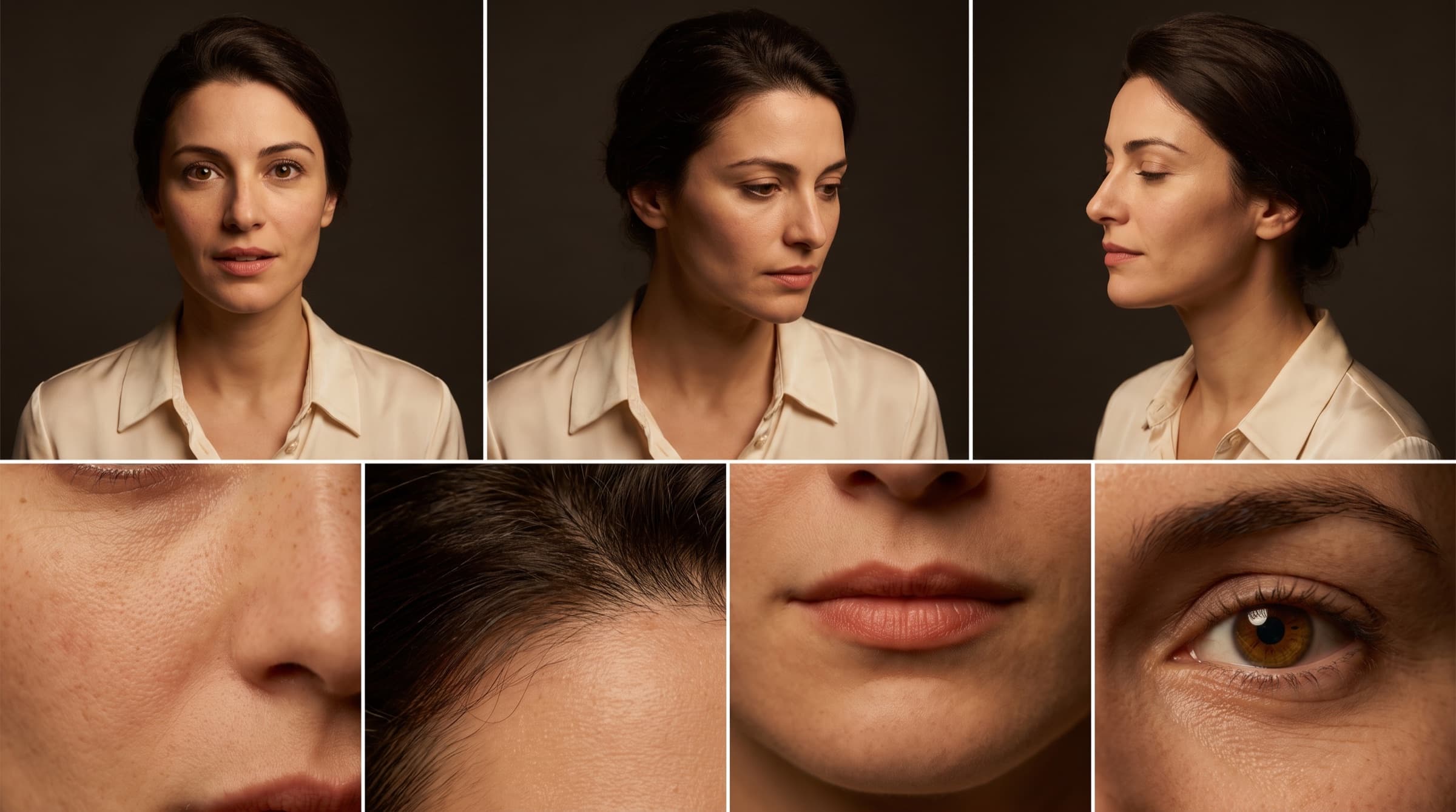 Identity lock — face detail sheet